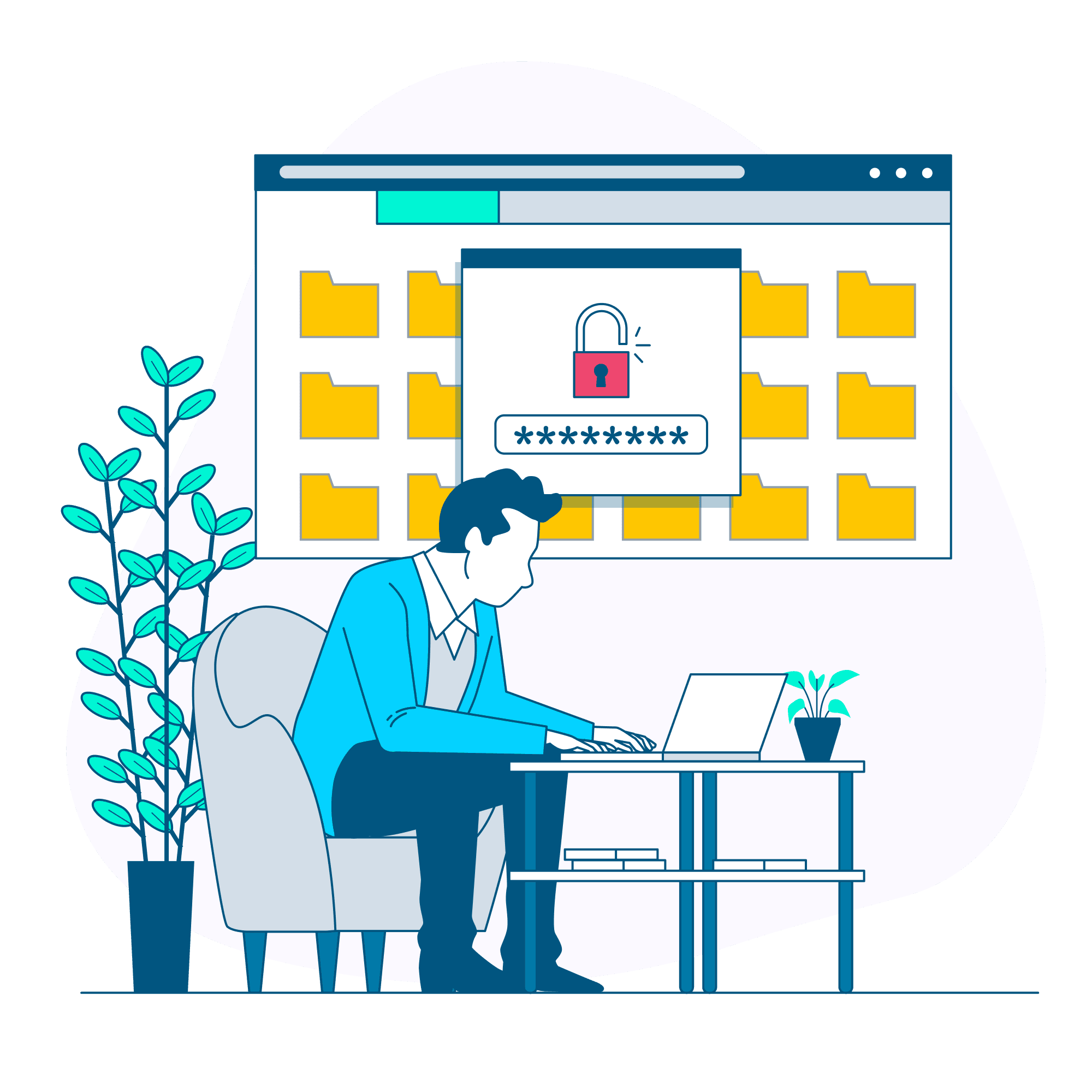 login illustration